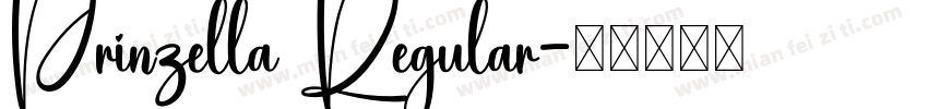 Prinzella Regular字体转换
